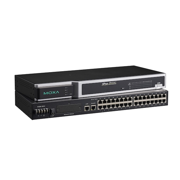Moxa 32Ports Rs-232 Secure Device Server, 48Vdc NPort 6610-32-48V - main